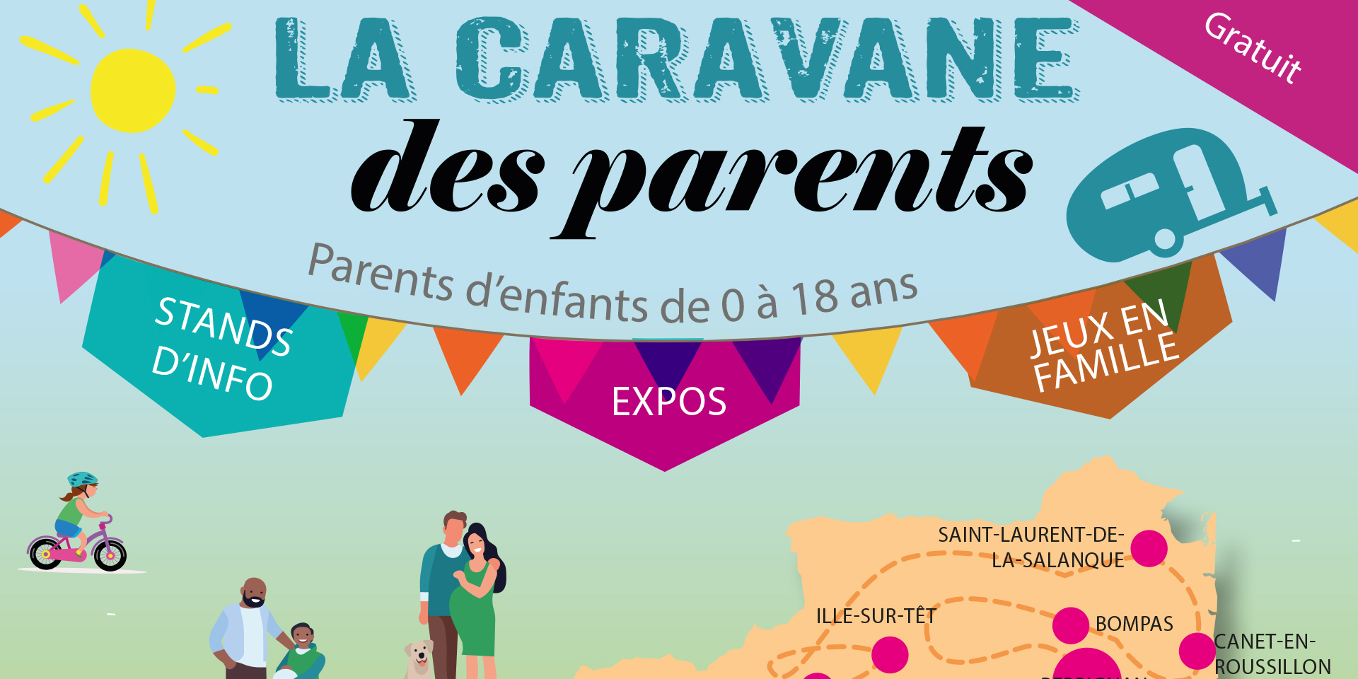 caravane des parents